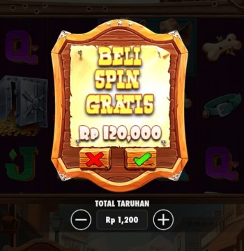 Fitur Beli Spin Gratis - The Dog House - Dog or Alive