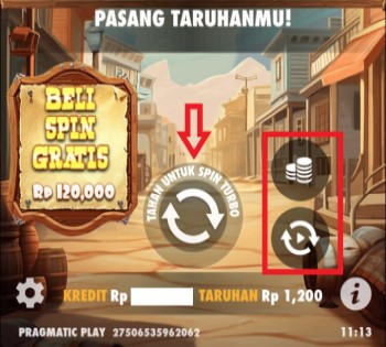 Tombol Main (Spin) - The Dog House - Dog or Alive