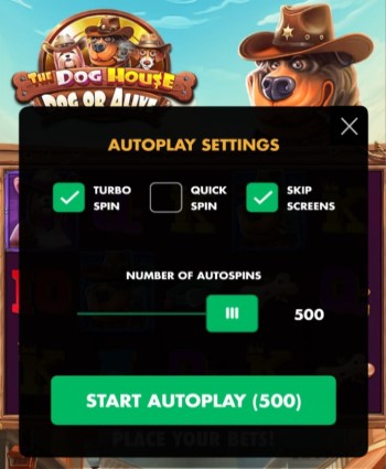 Tombol Main Otomatis - The Dog House - Dog or Alive