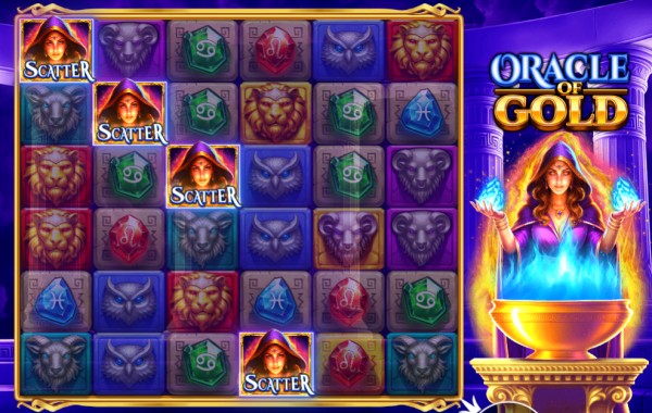 simbol scatter di oracle of gold